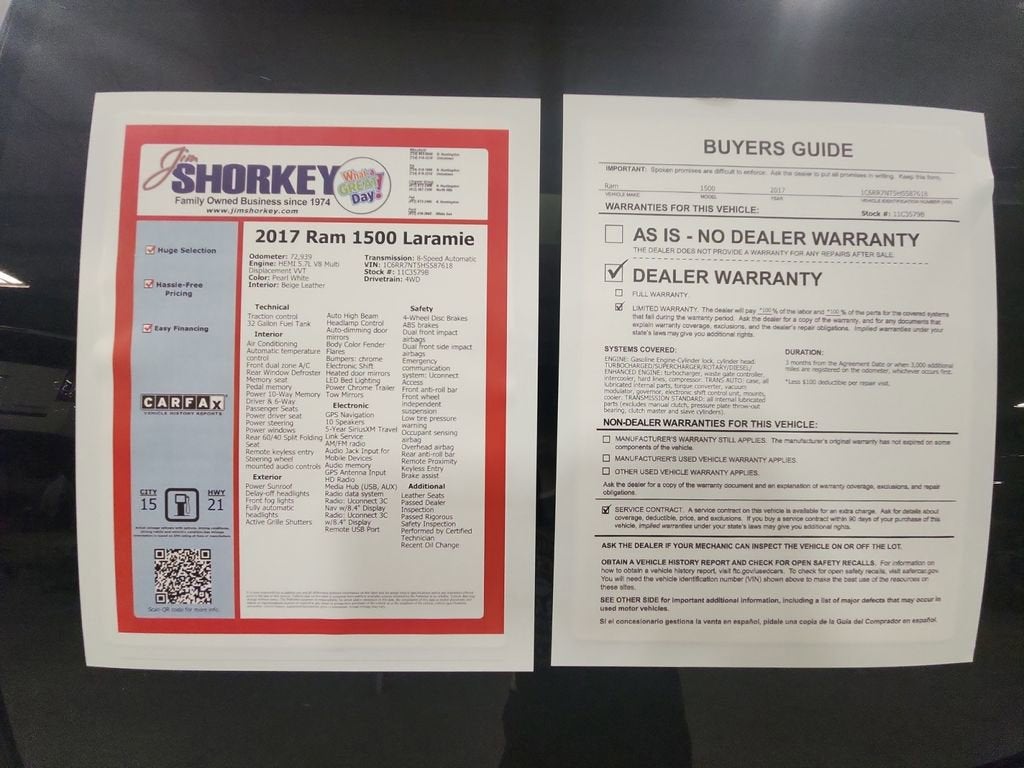 2017 RAM 1500 Laramie