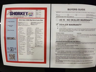 2021 RAM 1500 Big Horn