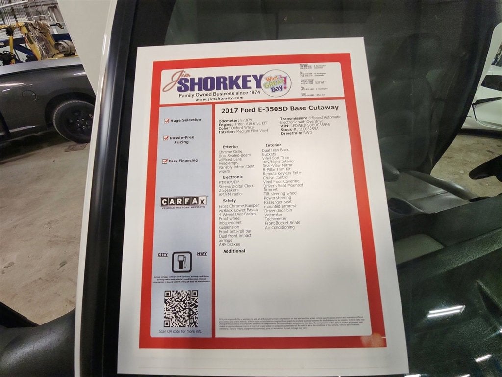 2017 Ford E-Series Cutaway CUTWY