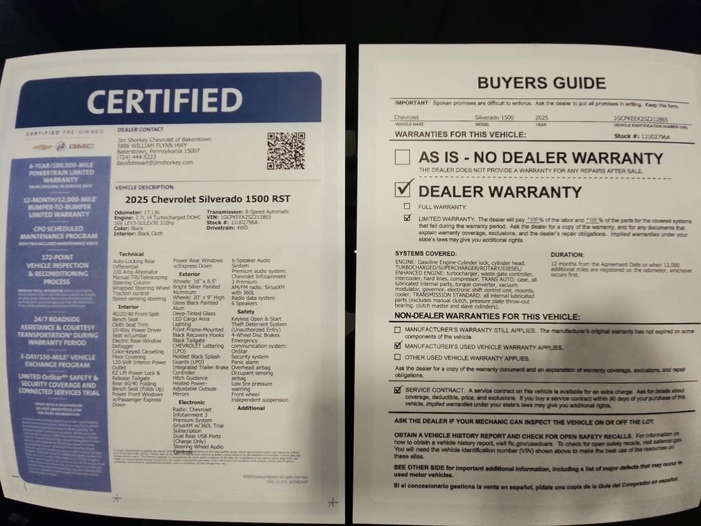 2025 Chevrolet Silverado 1500 RST