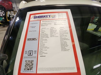 2016 Chevrolet Express Cargo 2500 CARGO