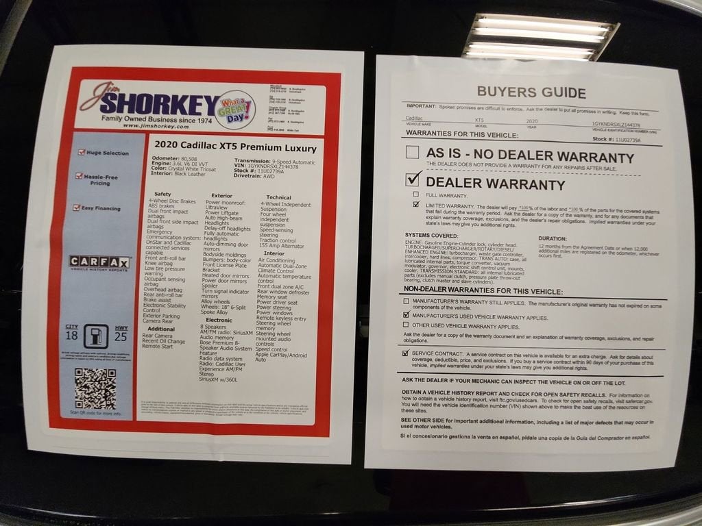 2020 Cadillac XT5 Premium Luxury