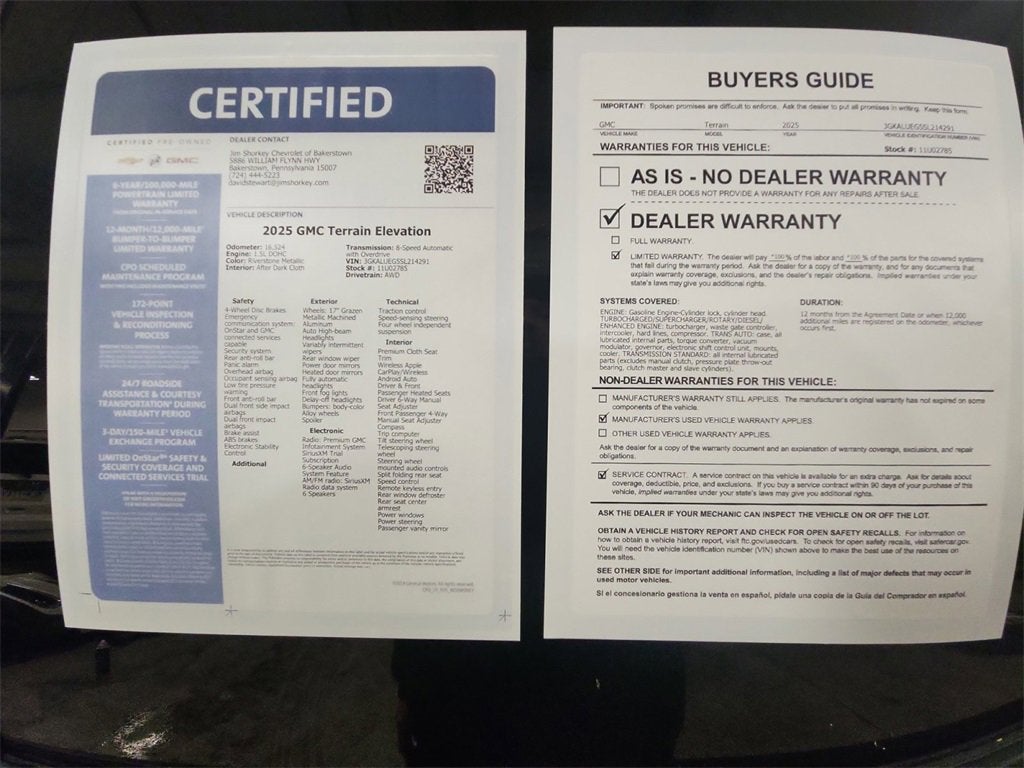 2025 GMC Terrain Elevation