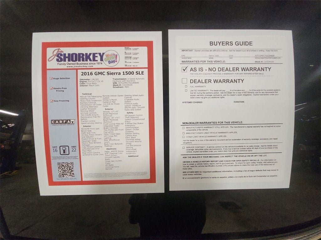 2016 GMC Sierra 1500 SLE