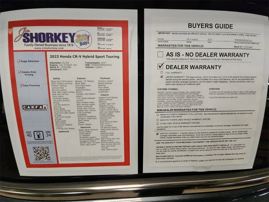 2023 Honda CR-V Hybrid Sport Touring