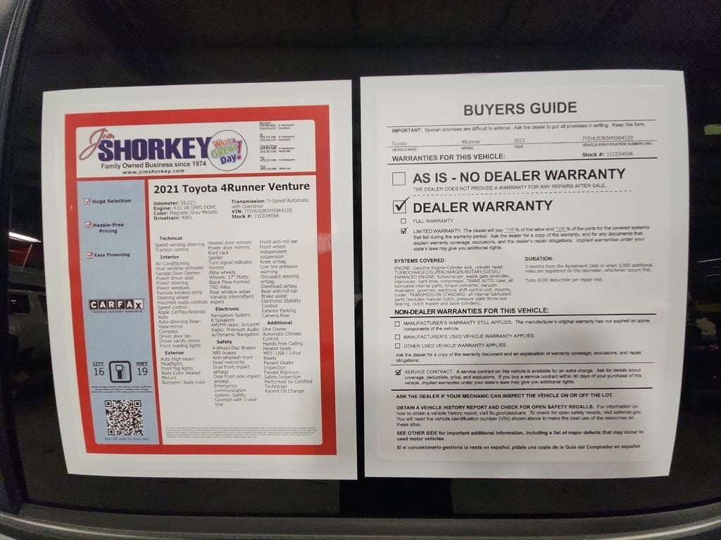 2021 Toyota 4Runner Venture