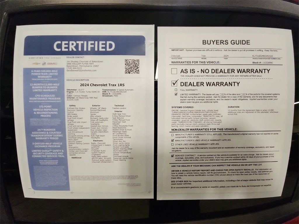 2024 Chevrolet Trax 1RS