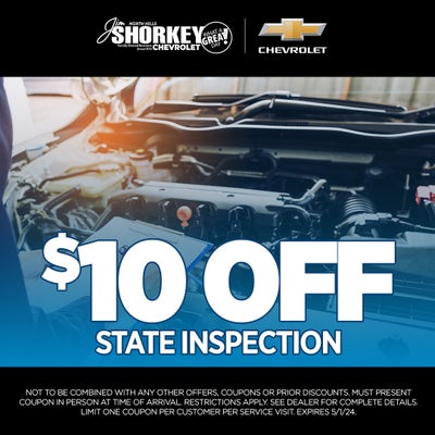 $10 OFF State Inspection