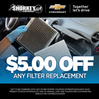 $5 OFF Any Filter Replacement